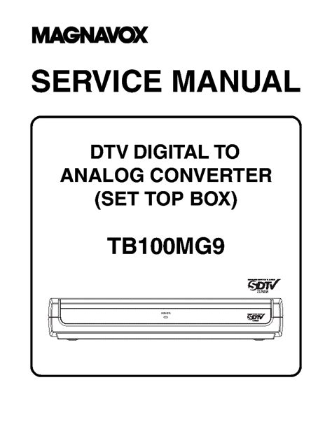 magnavox tb110mw9 owners manual Doc