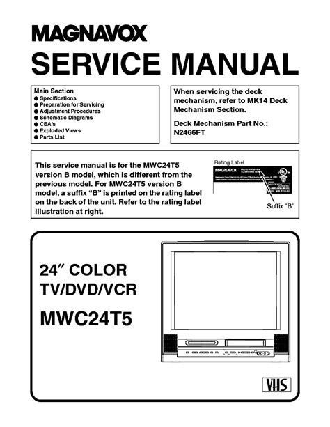 magnavox tv repair manual Kindle Editon