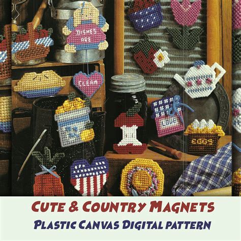 magnets go country in plastic canvas 20 magnets PDF
