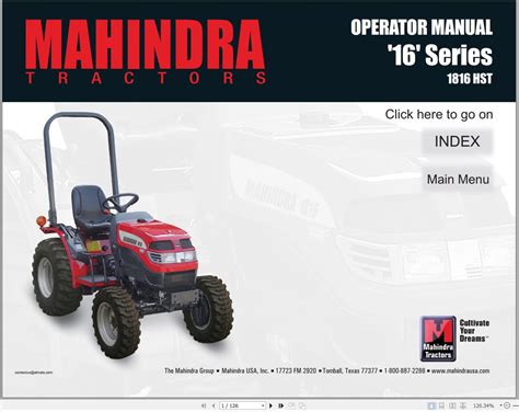 mahindra 1816 user guide Epub