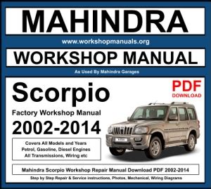 mahindra scorpio workshop manual pdf Kindle Editon