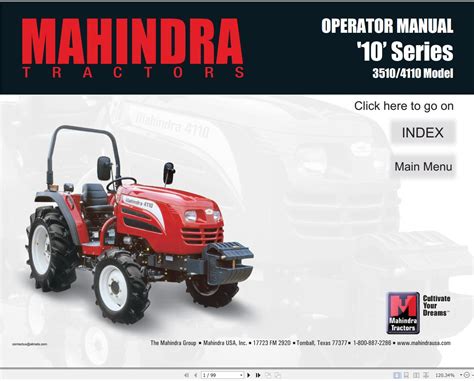 mahindra tractor repair manual Kindle Editon