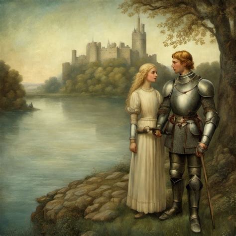 maiden and knight ai art