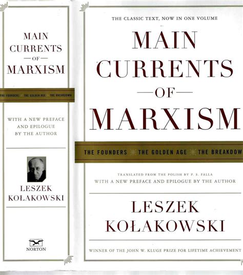 main currents of marxism the founders the golden age the breakdown Epub