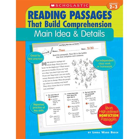 main idea and details reading passages that build comprehensio Epub