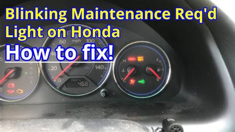 maintenance required light blinking honda accord Epub