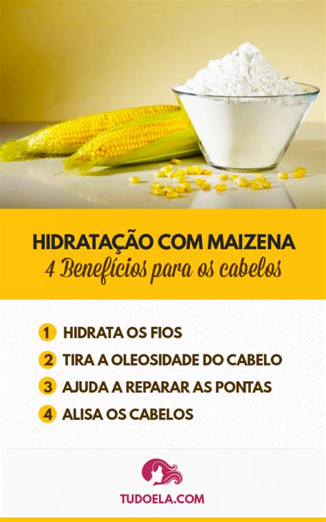 maizena para cabelo