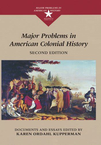 major problems in american colonial history documents and essays Reader