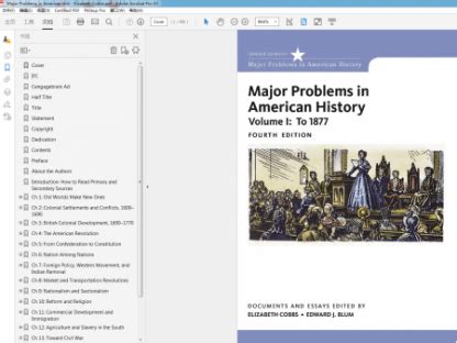 major problems in american history volume 1 pdf Doc