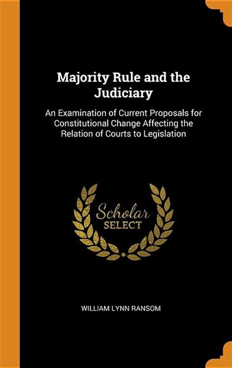 majority rule and the judiciary majority rule and the judiciary PDF