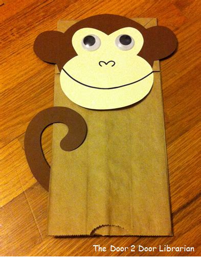 make a monkey from a paper bag PDF