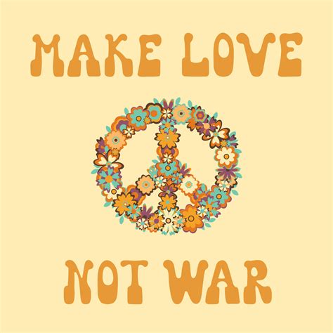 make love not war coloring PDF