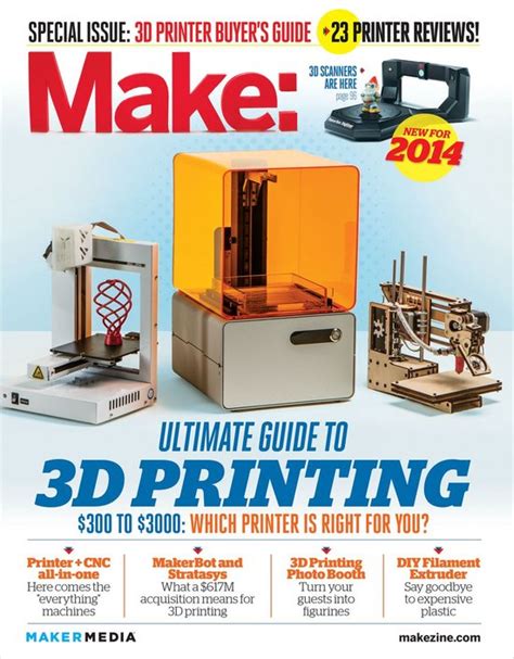 make ultimate guide to 3d printing 2014 Reader