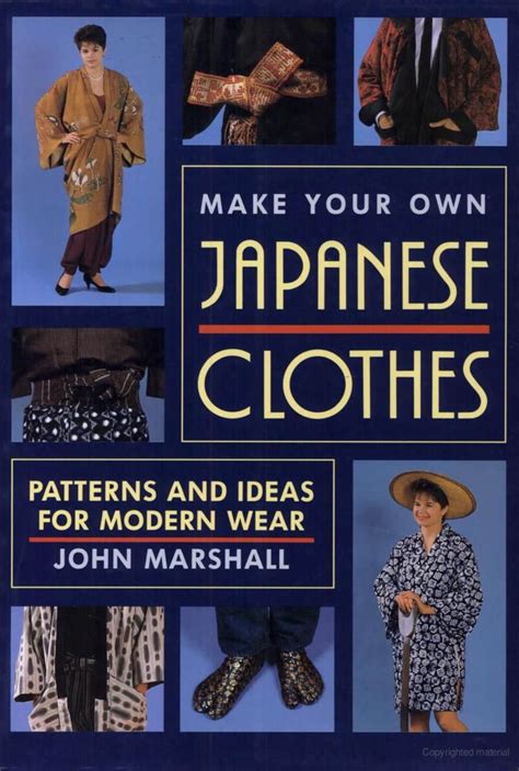 make your own japanese clothes patterns and ideas for modern wear Epub