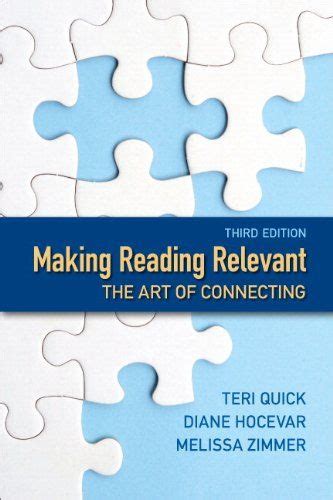 making reading relevant the art of connecting 3rd edition PDF