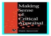 making sense of critical appraisal hodder arnold publication Reader