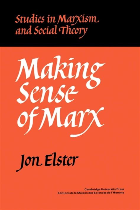 making sense of marx studies in marxism and social theory Epub