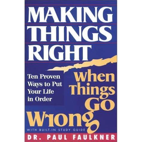 making things right when things go wrong Reader