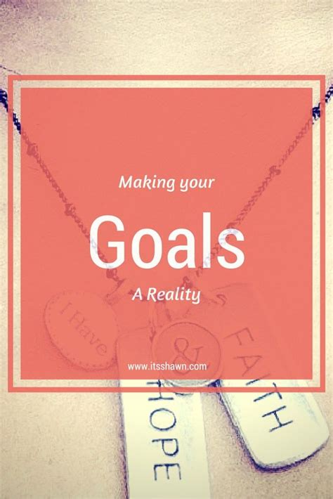 making your goals a reality Kindle Editon