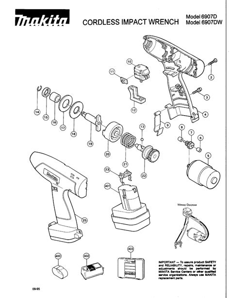 makita 6907dw impact wrench power tools owners manual Kindle Editon