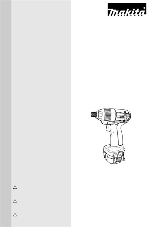 makita 6980fd impact driver power tools owners manual Doc