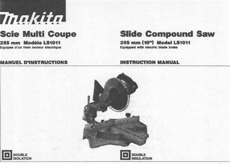 makita ls1011 owners manual Doc