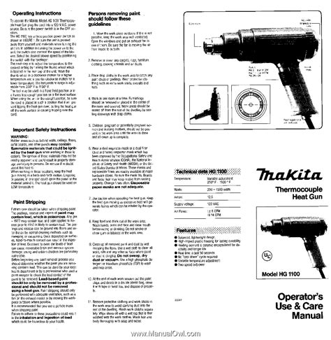 makita power tools owners manual Doc