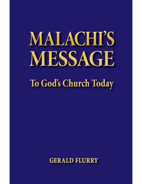 malachis message to gods church today Kindle Editon