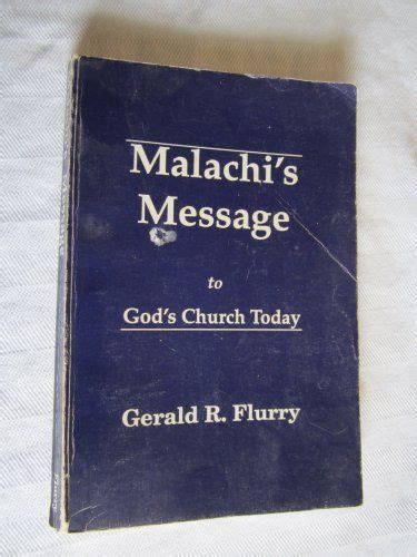 malachis message to gods church today Kindle Editon