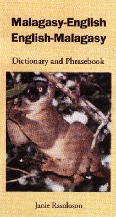 malagasyenglishenglishmalagasy dictionary and phrasebook PDF