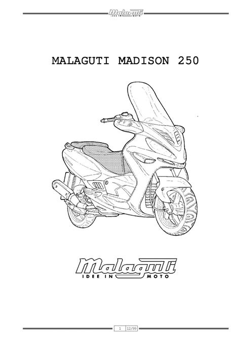 malaguti madison 250 service manual pdf PDF