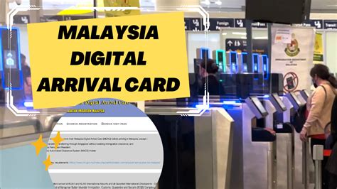 malaysia arrival digital card