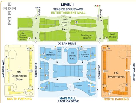 mall of asia map