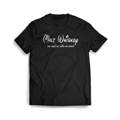 malt whiskey disney shirt