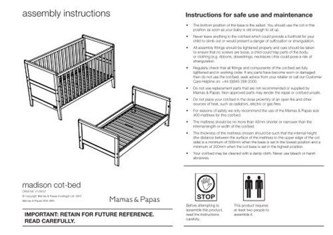 mamas-and-papas-eloise-cot-bed-instructions Ebook Epub