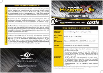 mamba monster instruction manual Doc