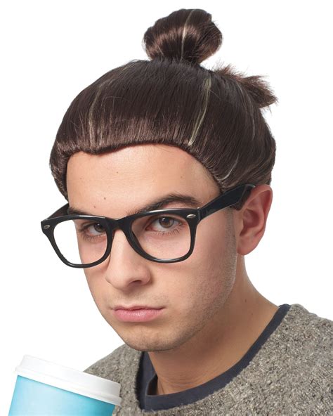 man bun wig