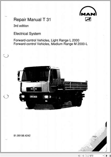 man l2000 workshop manual Kindle Editon