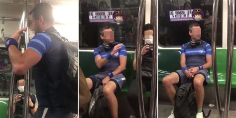 man refuses to wear mask mrt