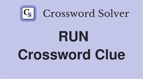 Manage Direct Run Crossword Clue