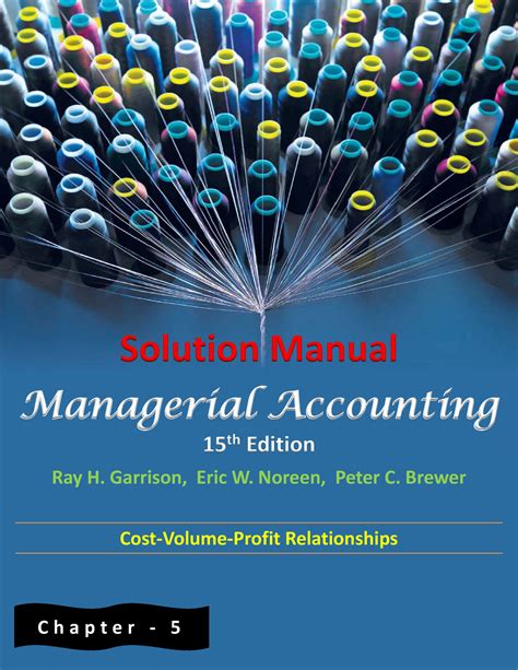 management accounting a strategic focus solution manual Ebook PDF