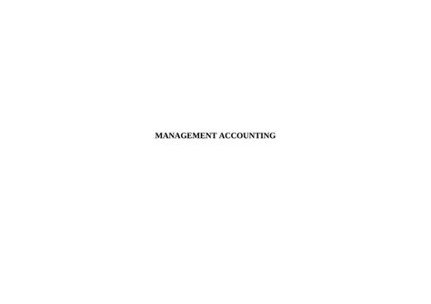 management accounting case study solutions pearson Kindle Editon