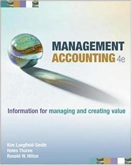 management accounting langfield smith 6th edition Reader
