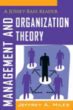 management and organization theory a jossey bass reader PDF