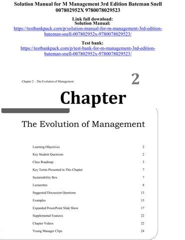 management bateman snell 3rd edition Reader