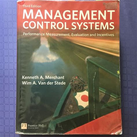 management control systems 3rd edition Reader