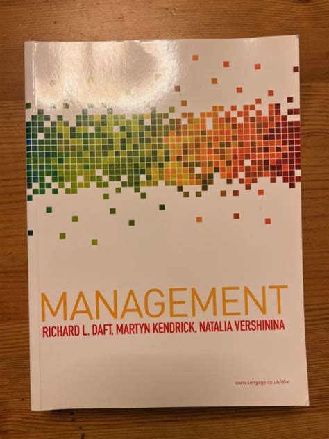 management daft kendrick and vershinina pdf PDF