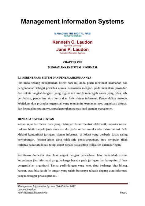 management information system laudon 12th edition ppt Epub