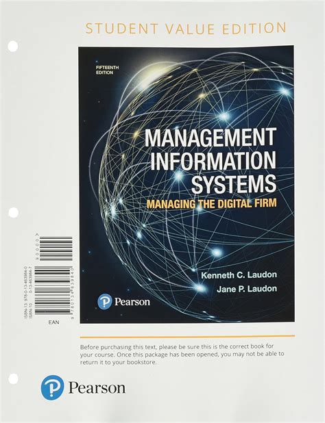 management information systems 12 edition laudon Reader