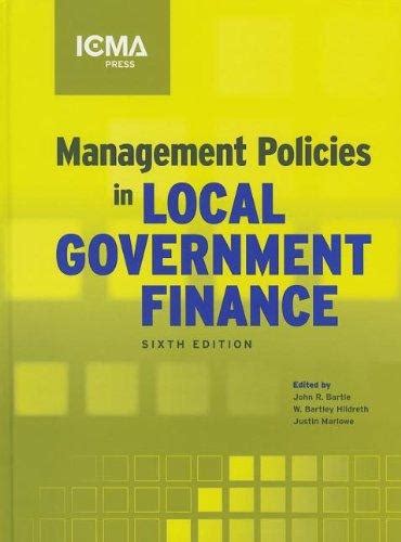 management policies in local government finance Doc